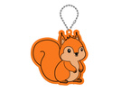 Brelok breloczek gadżet odblaskowy odblask zawieszka wiewiórka 25szt