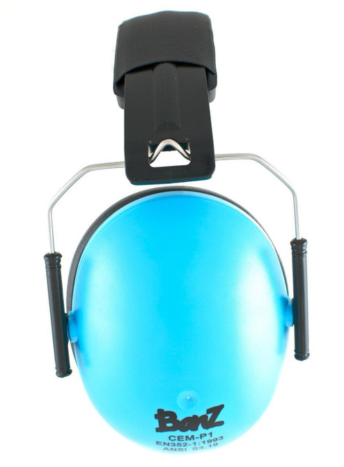 Słuchawki ochronne nauszniki wygłuszające dzieci 3lata+ Sky Blue BANZ