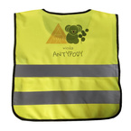 Kamizelka odblaskowa z własnym nadrukiem dla dzieci logo napis 100 sztuk