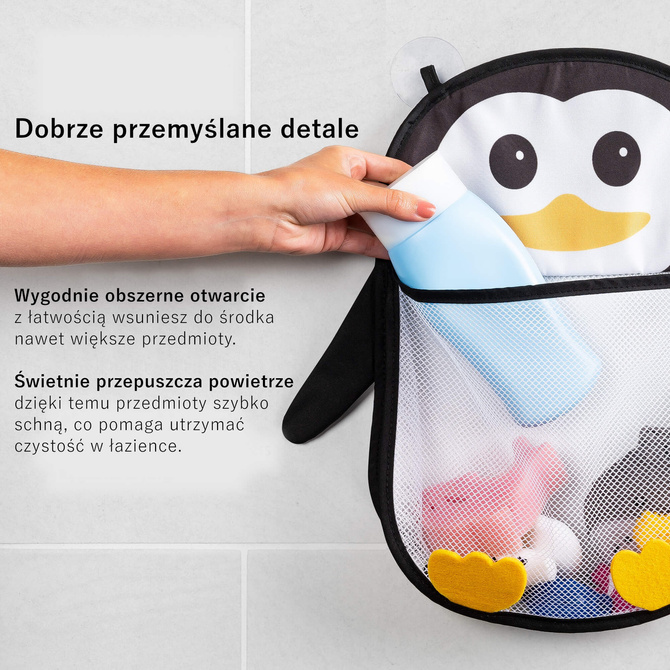Siatka organizer do łazienki zabawki kąpieli REER