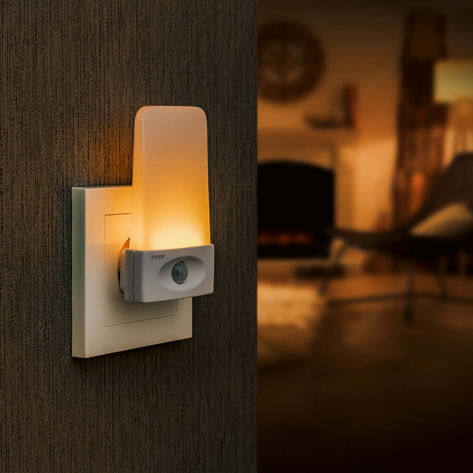 Lampka nocna led czujnik zmierzchu ruchu REER