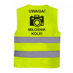 Kamizelka odblaskowa VEST2 BHP z nadrukiem logo zestaw 100szt