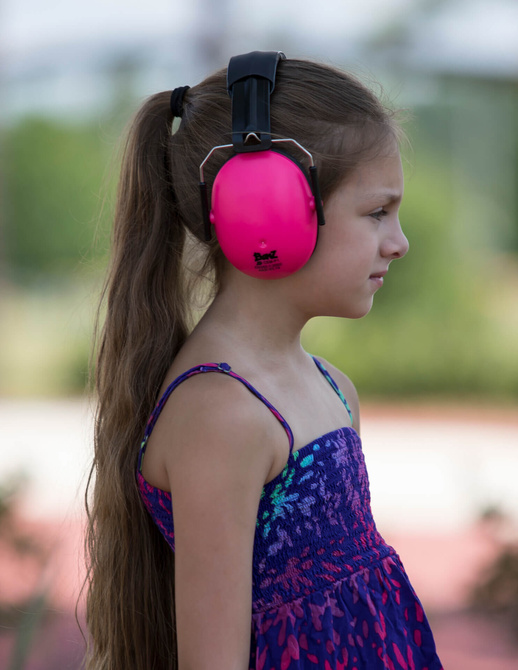 Słuchawki dla dzieci z autyzmem Aspergerem +3lat Petal Pink BANZ