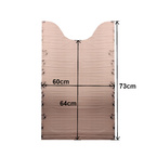 Worki biodegradowalne kompostowalne ATEST 120L 300 sztuk 30 rolek SIPEKO