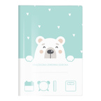 Okładka ochronna etui na książeczkę zdrowia dziecka niedźwiedź miś PVC