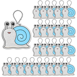 Brelok breloczek gadżet odblaskowy odblask zawieszka ślimak 25szt