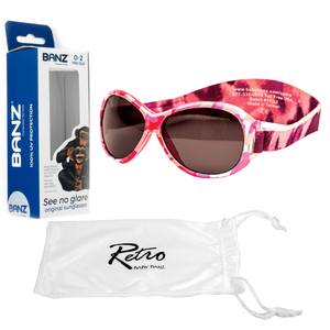 Okulary przeciwsłoneczne UV dzieci 0-2lat RETRO BANZ