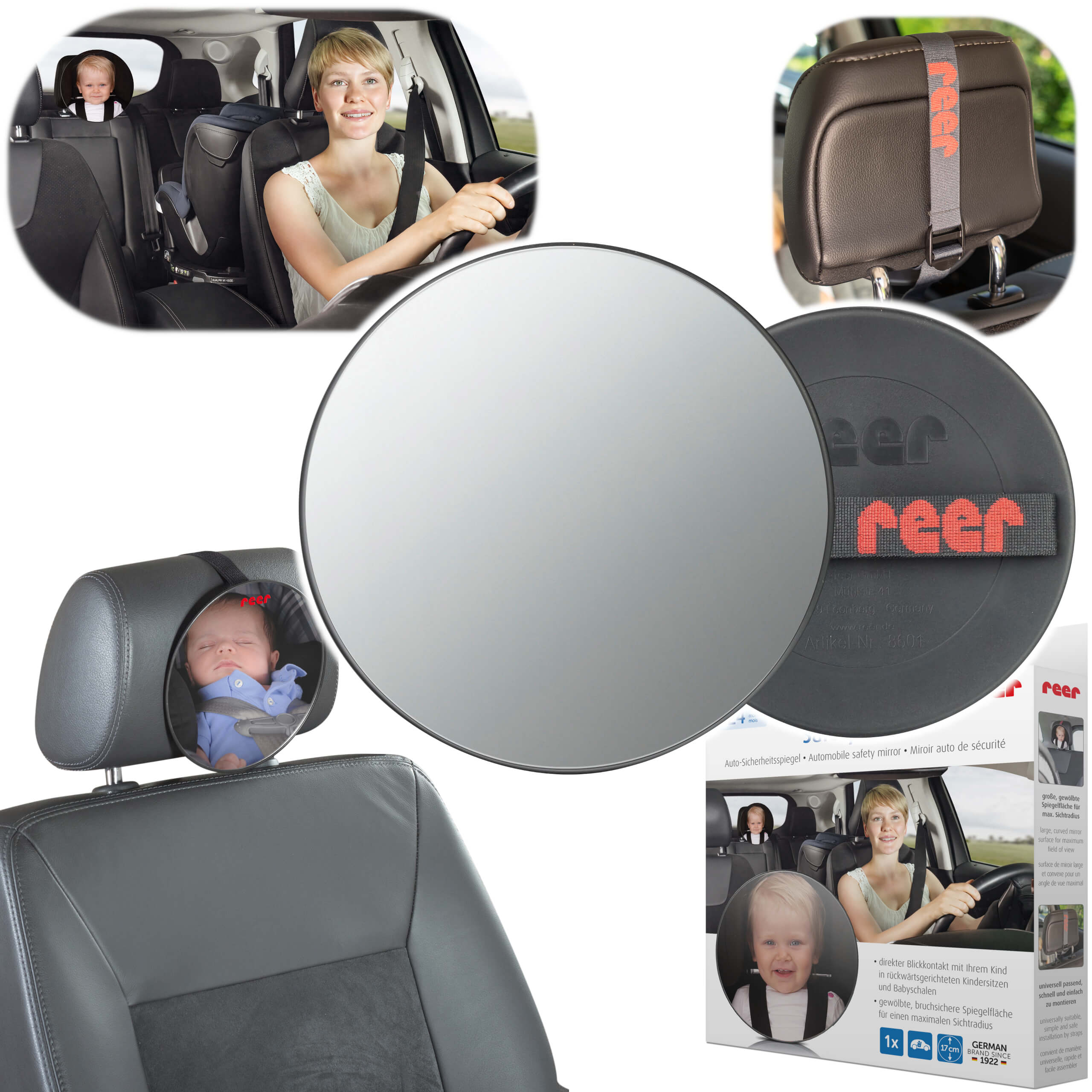 GmbH samochodowe obserwacji wózka Lusterko i REER dzieci dodatkowe do do Akcesoria \\ | lusterka \\ auta REER samochodu Do