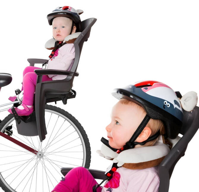 Poduszka podróżna rogal wkładka zmniejszająca kask rowerowy dla dzieci 