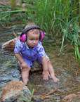 Słuchawki ochronne nauszniki dzieci do 3lat BANZ Grey